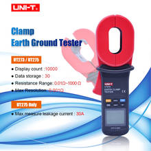 UNI-T Digital Clamp Earth Ground resistance tester 1000ohm earth grounding tester tools Data Hold/LCD Backlight UT273/UT275 2024 - buy cheap