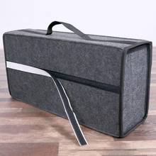 Auto Trunk Foldable Organizer Car Large Capacity Hair Felt Storage Bag Cargo Container Box Tidying Holder Case Multi-Pocket 2024 - buy cheap