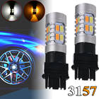 White/Amber Switchback Turn Signal Parking Light Bulbs LED Nighteye Error Free 3157 LED Accessoires Auto Car LED Headlamp 2026 - buy cheap