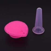 5pcs Silicone Vacuum Cupping Cups Jar Vacuum Cans Facial Lifting Body Eye Back Massage+Cleansing Brush Anti-cellulite Massager 2024 - buy cheap