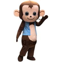 Костюм куклы из мультфильма «Большая обезьяна» в зоопарке, реквизит для прогулок, аниме талисман на Хэллоуин, Рождество, вечеринку, маскарад, аниме шоу 2024 - купить недорого