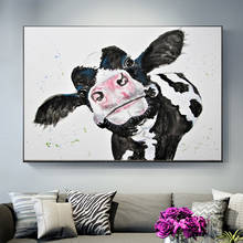Animal Watercolor Cow Canvas Paintings Posters Prints Modern Art Wall Pictures Cuadros Home Decoration for Living Room Decor 2024 - buy cheap