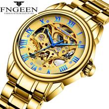 Watch Men FNGEEN Automatic Watches Mechanical Watch Reloj Luminous Relogio Masculino Machinery Waterproof Tourbillon Male Clock 2024 - buy cheap