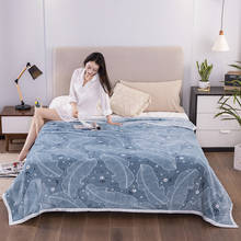 Manta de lana suave de color Coral, colcha para sofá, a cuadros, ligera, fina, de franela, SSXML 2024 - compra barato