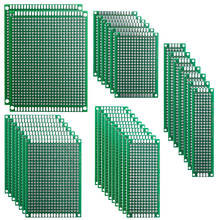 Placa de protótipo pcb universal para arduino, placa de desenvolvimento experimental de cobre com dois lados 32 tamanhos 4x6 3x7 5x7 2x8 6x8 7x9 2024 - compre barato