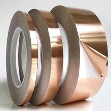 20 Meters Single Side Conductive Copper Foil Tape Strip Adhesive Resist 20mm EMI Shielding Tape Heat 8mm 5mm G9P5 2024 - buy cheap