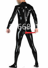 Handmade Latex Catsuit Men Latex Catsuit Unitard with Socks and anal condom Party Wear Jumpsuit (no penis sheath) 2024 - buy cheap