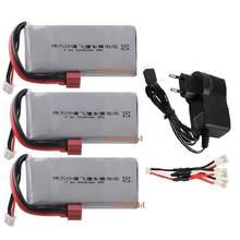 Wltoys 12428 12423 feiyue 03 Q39 FY07 Запчасти 2s 7,4 V 3500mAh 40C Max 60C Lipo аккумулятор/зарядное устройство для 7,4 v 1500mah обновленные детали 2024 - купить недорого