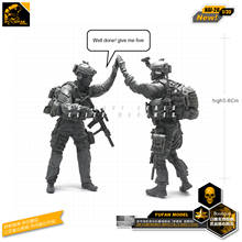 Yufan Model 1/35  2 Figure Model Kit Us Commando Give Me Five! Resin Soldier Model Nai-26 2024 - buy cheap