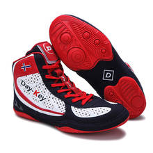 TaoBo аутентичная борцовская обувь для мужчин, тренировочная обувь, профессиональная боксерская обувь, кроссовки, Scarpe Boxe Uomo, размер 39-45 2024 - купить недорого