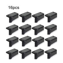 1/4/8/16pcs LED Solar Lamp Path Stair Outdoor Waterproof Wall Light Garden Landscape Step Deck Lights Balcony Fence Solar Lights 2024 - buy cheap