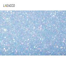 Laeacco-fundo de fotografia com gradiente de cor azul, glitter, decoração para casa, fotografia, fundo personalizado, estúdio fotográfico 2024 - compre barato