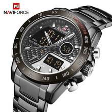 NAVIFORCE High Quality Top Brand Men Sport Waterproof Quartz Watches Luxury All Steel LED Digital Wristwatch Relogio Masculino 2024 - buy cheap