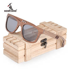 BOBO BIRD-Gafas de Sol de madera para hombre y mujer, lentes de Sol de marca de lujo, a la moda, estilo Retro, 2020 2024 - compra barato