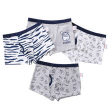 5pcs/Lot Boys Boxer Briefs Kids Cotton Underwear Baby Boy