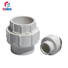 Union Water Pipe Fitting PVC-U Pipe Joint 20/25/32/40/50/63mm ID 1/2'' 3/4'' 1'' 2'' Plastic Water Supply Pipe Joint Fitting 2024 - buy cheap