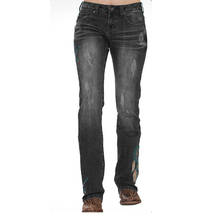 Feather Embroidered Slim Women Jeans Full Length Casual Straight Denim Pants Ogrodniczki Damskie Kadin Pantolon Jeans 2024 - buy cheap