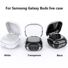 Прозрачный чехол из ТПУ для Samsung Galaxy Buds Live, беспроводная гарнитура, противоударный мягкий защитный чехол для наушников 2024 - купить недорого