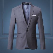 Blazer profissional de alta qualidade, jaqueta slim masculina de alta qualidade tamanho grande 6xg 2024 - compre barato