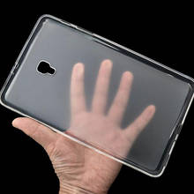 Ультратонкий противоударный защитный чехол из ТПУ для Samsung Galaxy Tab A 8,0 2017 sm-t380 T385, Прозрачная мягкая термополиуретановая крышка-Чехол 2024 - купить недорого