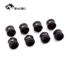 BYKSKI 8pcs/lot Hard Tube Fitting OD12mm/OD14mm/OD16mm Hand Compression Copper Fitting G1/4' use for PMMA/PETG Rigidity Tube 2024 - buy cheap