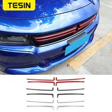 TESIN Exterior Sticker For Dodge Charger Car Front Grille Decoration Strip ABS Styling For Dodge Charger 2015+ Car Accessories 2024 - buy cheap