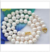 Classic9-10mm redondo del Mar del Sur, collar de perlas blancas de 18 pulgadas 2024 - compra barato