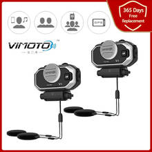 English Version Easy Rider Vimoto V8 Helmet Bluetooth-compatible Headset Motorcycle Stereo Headphones For Mobile GPS 2 Way Radio 2024 - купить недорого