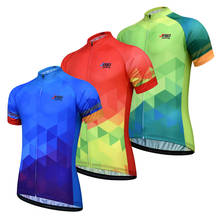 New Pro Team Men's Cycling Jersey Tops Summer Cycling Clothing Ropa Ciclismo Short Sleeve Full Zipper MTB  Bike Jersey Shirts 2024 - buy cheap