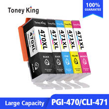 Toney King 5 Pack 470 471 PGI-470 CLI-471 Compatible ink Cartridge Full ink For Canon PIXMA MG6840 MG5740 TS5040 TS6040 Printer 2024 - buy cheap