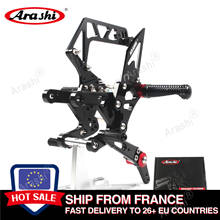 Ship From EU For YAMAHA YZF R1 2015 2016 2017 2018 2019 2020 2021 Arashi CNC Adjustable Footrest Pegs Rider Rearset R1M R1S RN32 2024 - buy cheap