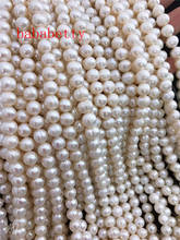 wholesale NEW  Natural 1Strand  Jewelry Natural Freshwater White Pearl  loose Beads 6-8mm DIY Jewelry 15" 2024 - buy cheap
