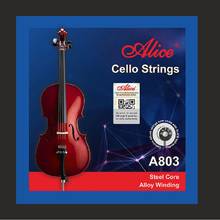1 Sets Alice A803 Steel Core Nickel Silver Wound Cello Strings 2024 - buy cheap