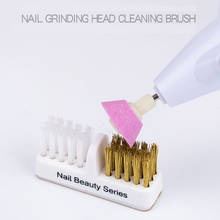 1pcs Nail Grinding Head Cleaning Brush Easily Clean The Dirt Deeply Clean The Drill Head Professional Manicure Tools 2024 - buy cheap