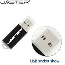 JASTER Brand new   Usb Flash Drives 100% real capacity USB 2.0 Pen Drive 4GB 8GB 16GB 32GB 64GB 128GB original Pendrive U Stick 2024 - buy cheap