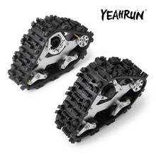 YEAHRUN Track Wheel Conversion Snow Tire for Axial SCX10 1/10 Scale RC Crawler Car Truck Upgrade Modified Parts Accessories 2024 - buy cheap