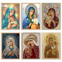 Zooya 5D Diamond Painting Cross Stitch 6 Picture Religion Icon Diamond Embroidery Mosaic New Year Decoration Gift Handmake 6Zj05 2024 - buy cheap