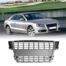 Front Bumper Mesh Hood Grill Grille Chrome Gray for Audi A5/S5 B8 2008 2009 2010 2011 For S5 Style 2024 - buy cheap