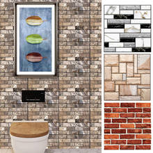Venda quente auto-adesivo adesivos de parede diy telha adesivo para sala de estar banheiro decalques de parede de fundo à prova dwaterproof água decoração 2024 - compre barato