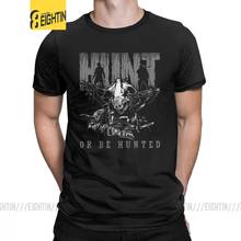 Hunt Showdown Hunt Or Be Hunted T Shirt for Men Pure Cotton Vintage T-Shirt   Zombies Game Tee Shirt Short Sleeve 4XL 5XL 2024 - buy cheap