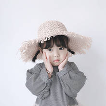 Gorros de verano para niños sombreros de paja sombrero de playa para niñas 2024 - compra barato