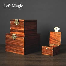 Cajas súper bloqueadas-Profesional (edición de palisandro), trucos de Magia, trucos de Magia, escenario, truco divertido, objeto de tomar en caja, Magia 2024 - compra barato