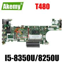 NM-B501 ET480 para portátil Lenovo Thinkpad T480, placa base con CPU i5, 8350U, 8250U, probado 100%, funciona con FRU 01YR344, 01YR336, 01YR337 2024 - compra barato