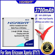 HSABAT 3700mAh EP500 Battery for Sony Ericsson Xperia ST17I ST15I SK17I WT18I X8 U5I E15i wt18i wt19i U8 2024 - buy cheap