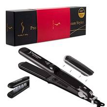 Professional 450F Ceramic Vapor Steam Hair Straightener with Argan Oil Infusion Steam Flat Iron Ceramic Vapor Fast Heating Iron 2024 - buy cheap