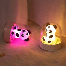 Cute Panda Fragrance Lamp Creative Mini Essential Oil Fragrance Night Light   Holiday Gift Bedroom Decor USB Rechargeable 2024 - buy cheap