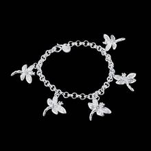 High Quality Full Waterdrops Bracelet for Women Solid 925 Sterling Silver Fashion Jewelry Charm Bracelet 2024 - buy cheap
