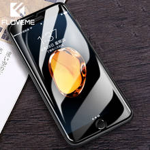 FLOVEME-Protector de pantalla de vidrio templado para móvil, película transparente para iPhone 7, 8 Plus, XS, MAX, XR, X, 6, 6S, 7, 5, 5S, SE 2024 - compra barato
