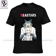 Beastars-Camiseta básica 100 de algodón para hombre, camisa de manga corta estampada, 5xl 2024 - compra barato