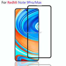 99D Full Tempered Glass For XIAOMI Redmi Note 9pro Screen Protector For Redmi Note 9 Pro max Full Glue Protective Glass Film 2024 - buy cheap
